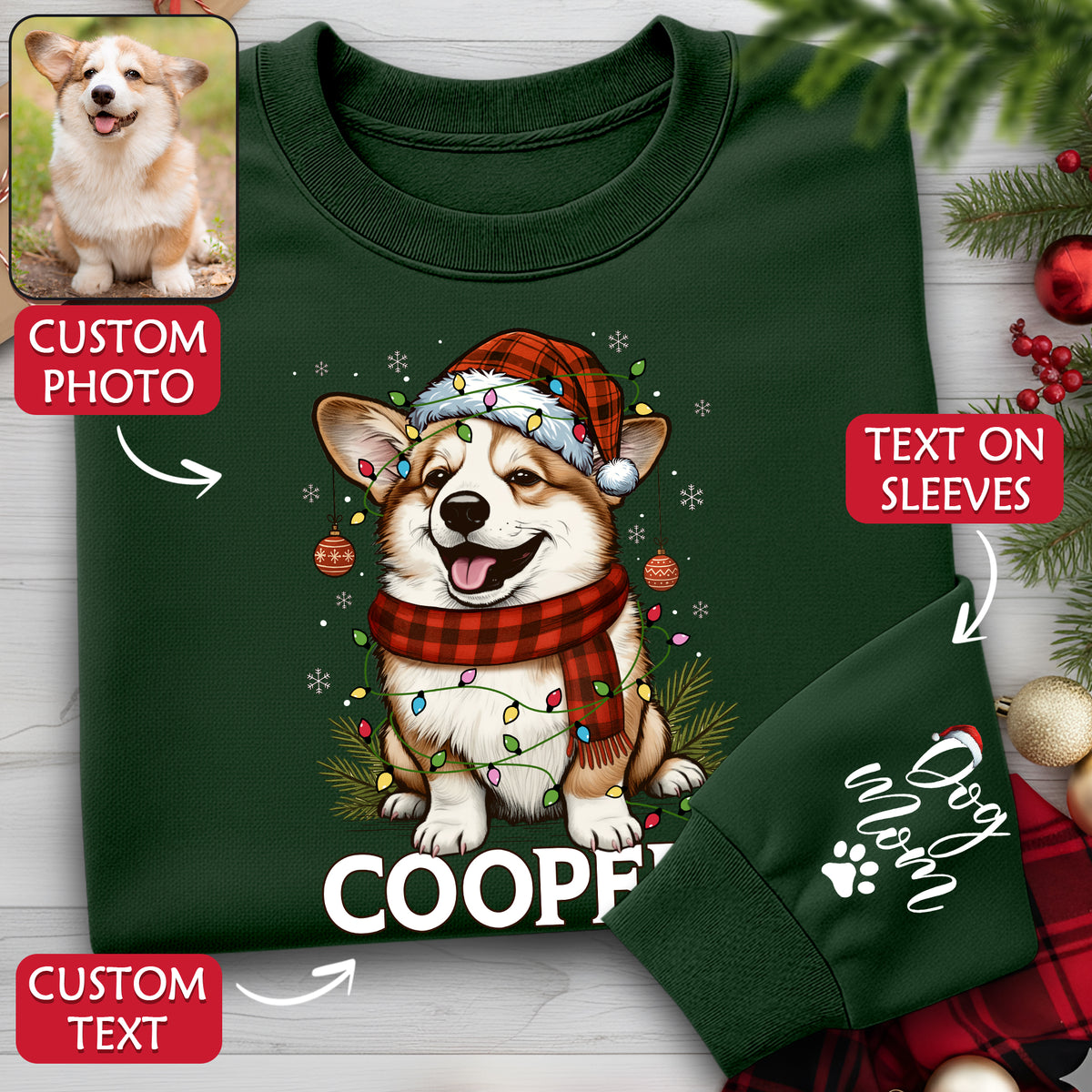 Create Your Own Pet Sweatshirt – Custom Dog Mom Gift