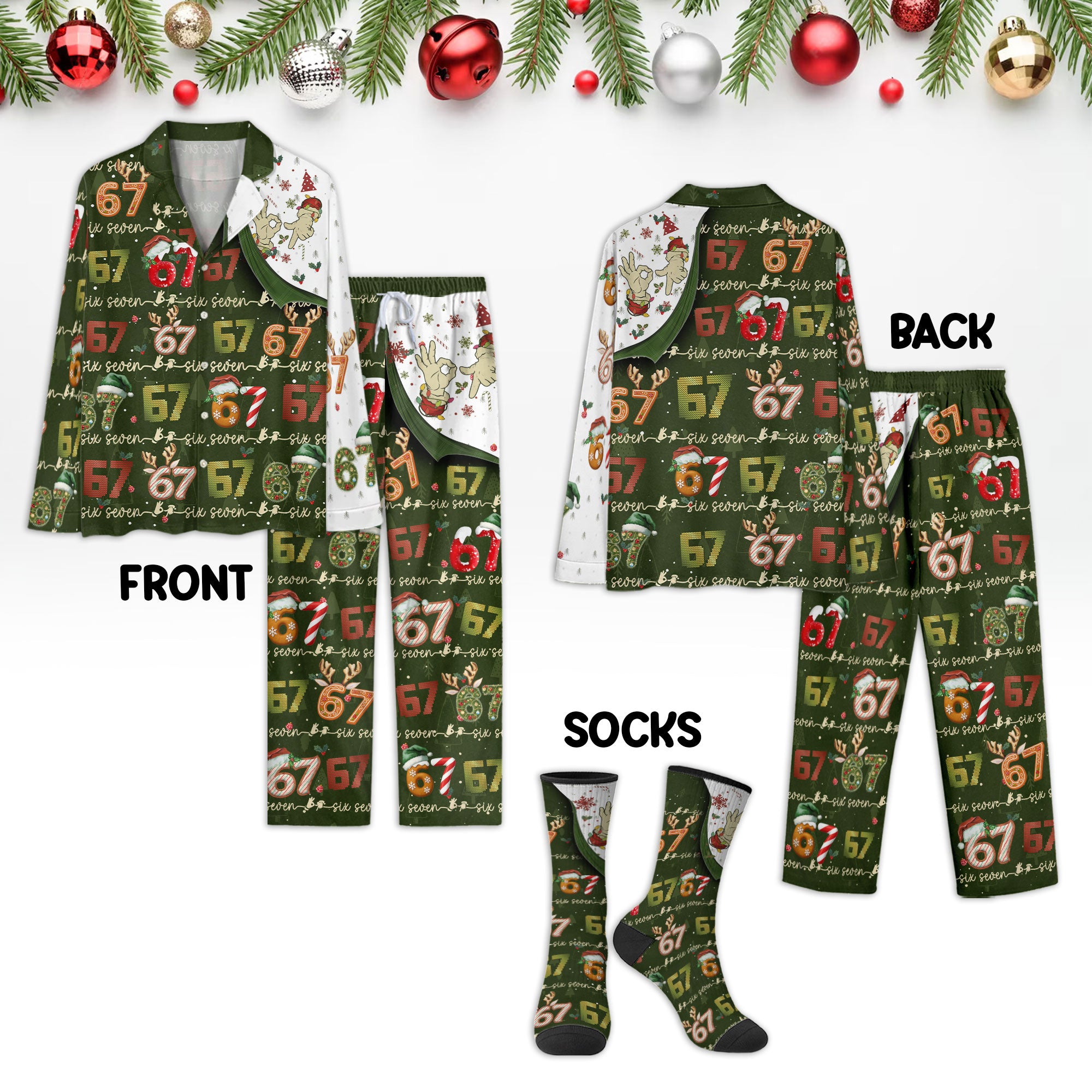 Holiday 67 Pajamas – Cozy Christmas Sleepwear Set for Seasonal Comfort
