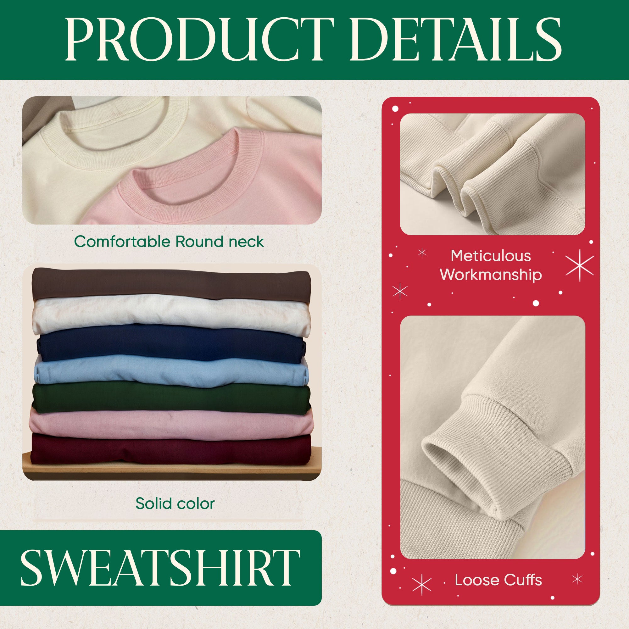 Custom Cats Christmas Sweatshirt – Personalized Pet Stocking Holiday Gift for Cat Moms