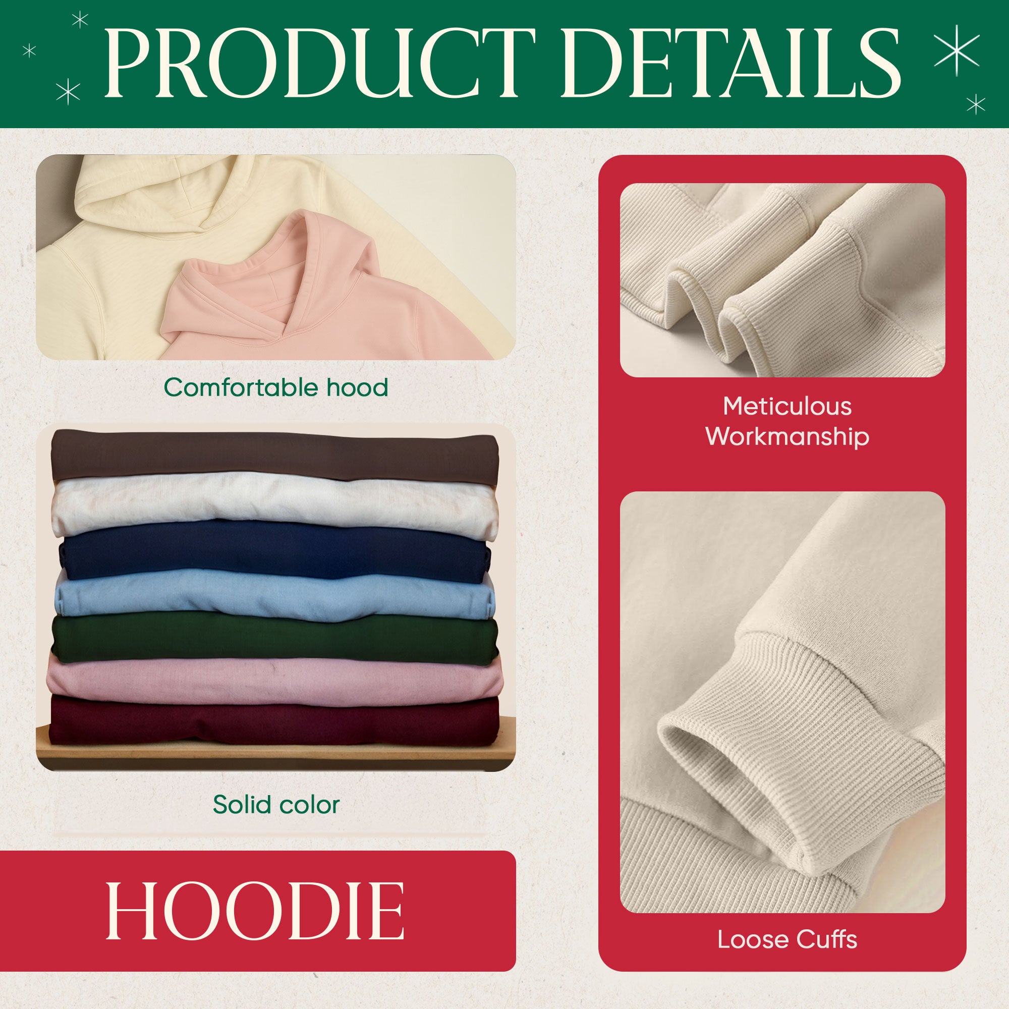 Custom Cat Photo Hoodie – Personalized Holiday Hoodie with Cat Design for Cat Moms