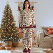 Festive Women’s Holiday Pajamas 6 7 – Cozy Christmas Sleep Set