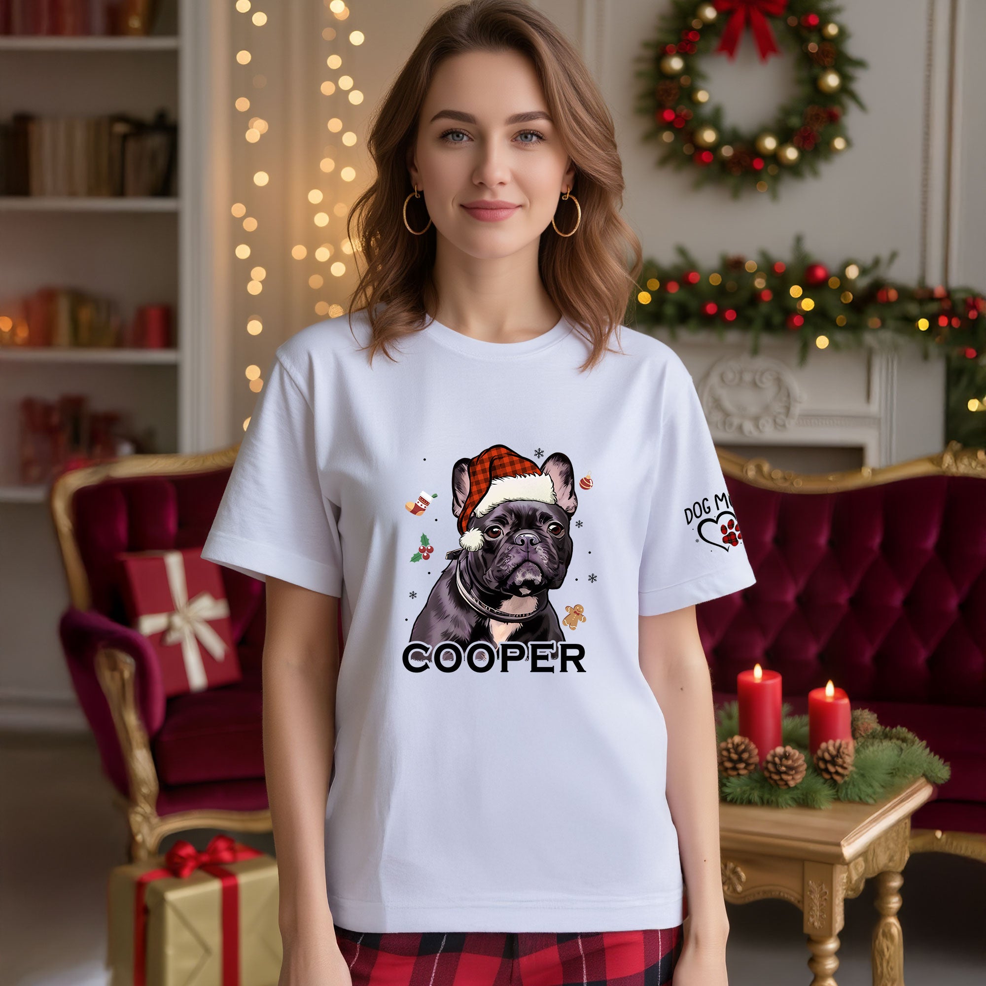 Custom Dog T-Shirt – Personalized Pet Photo Tee for Dog Moms & Pet Lovers
