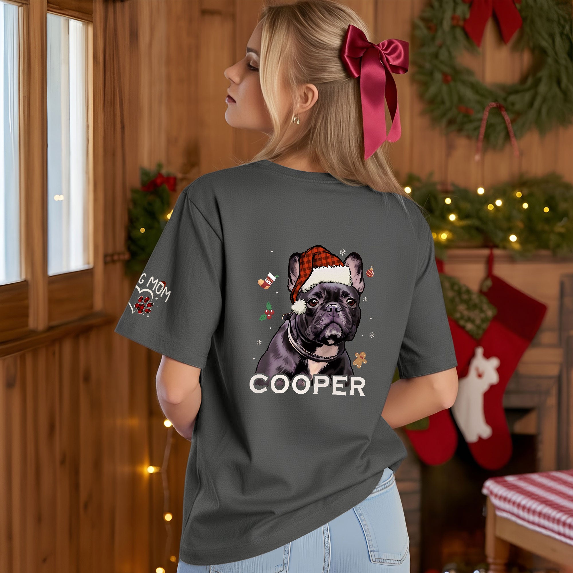Custom Dog T-Shirt – Personalized Pet Photo Tee for Dog Moms & Pet Lovers
