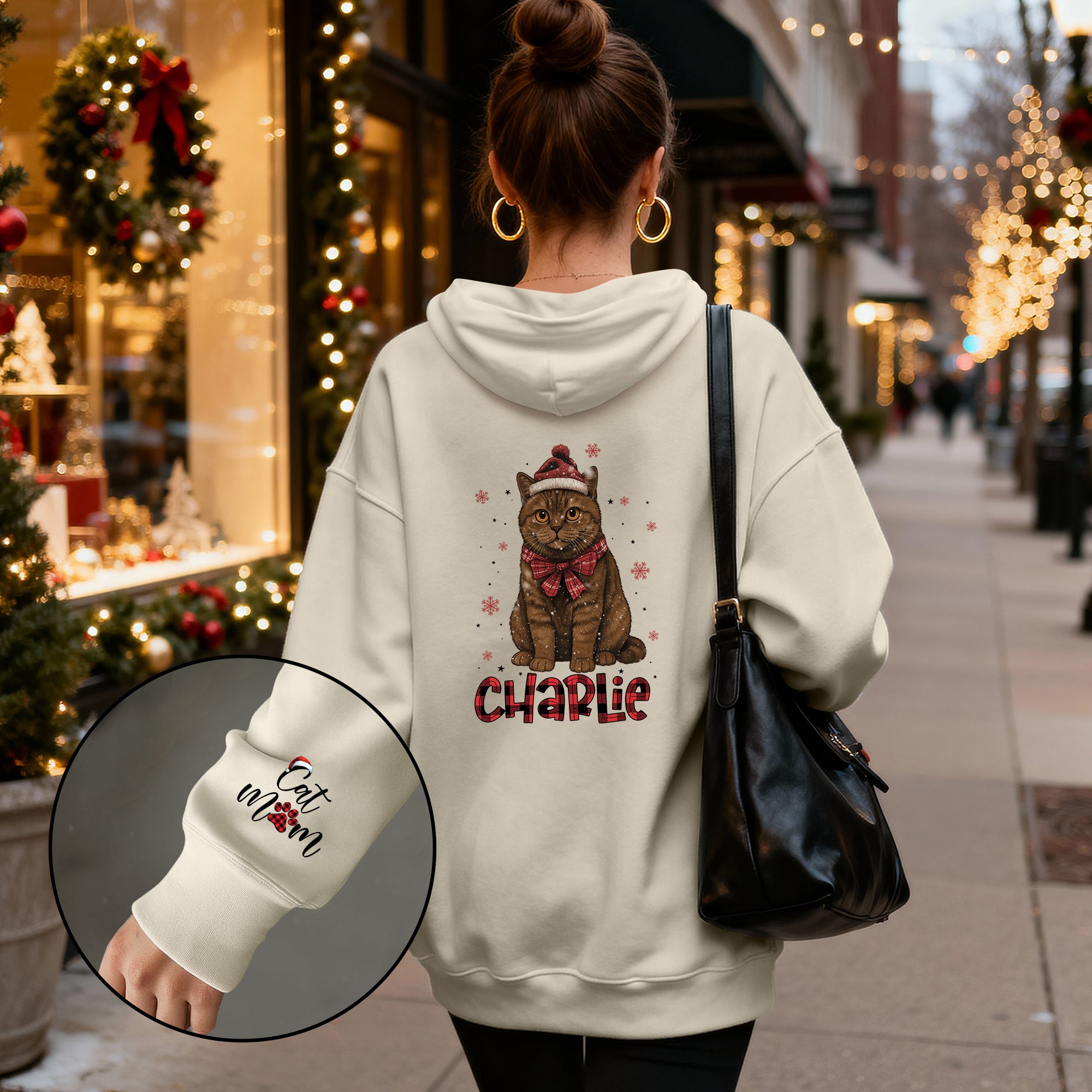 Custom Cat Hoodie – Personalized Photo Hoodie for Pet Lovers