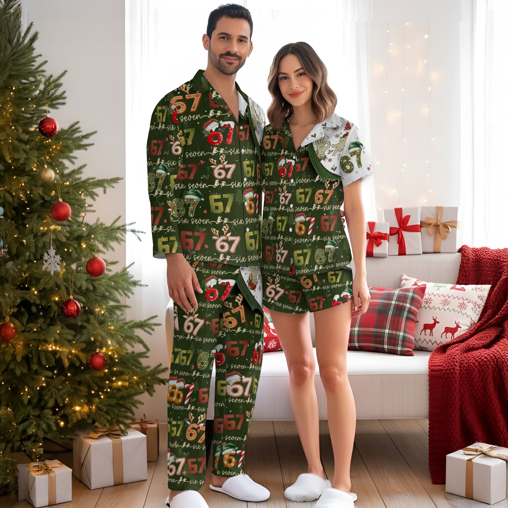 Holiday 67 Pajamas – Cozy Christmas Sleepwear Set for Seasonal Comfort