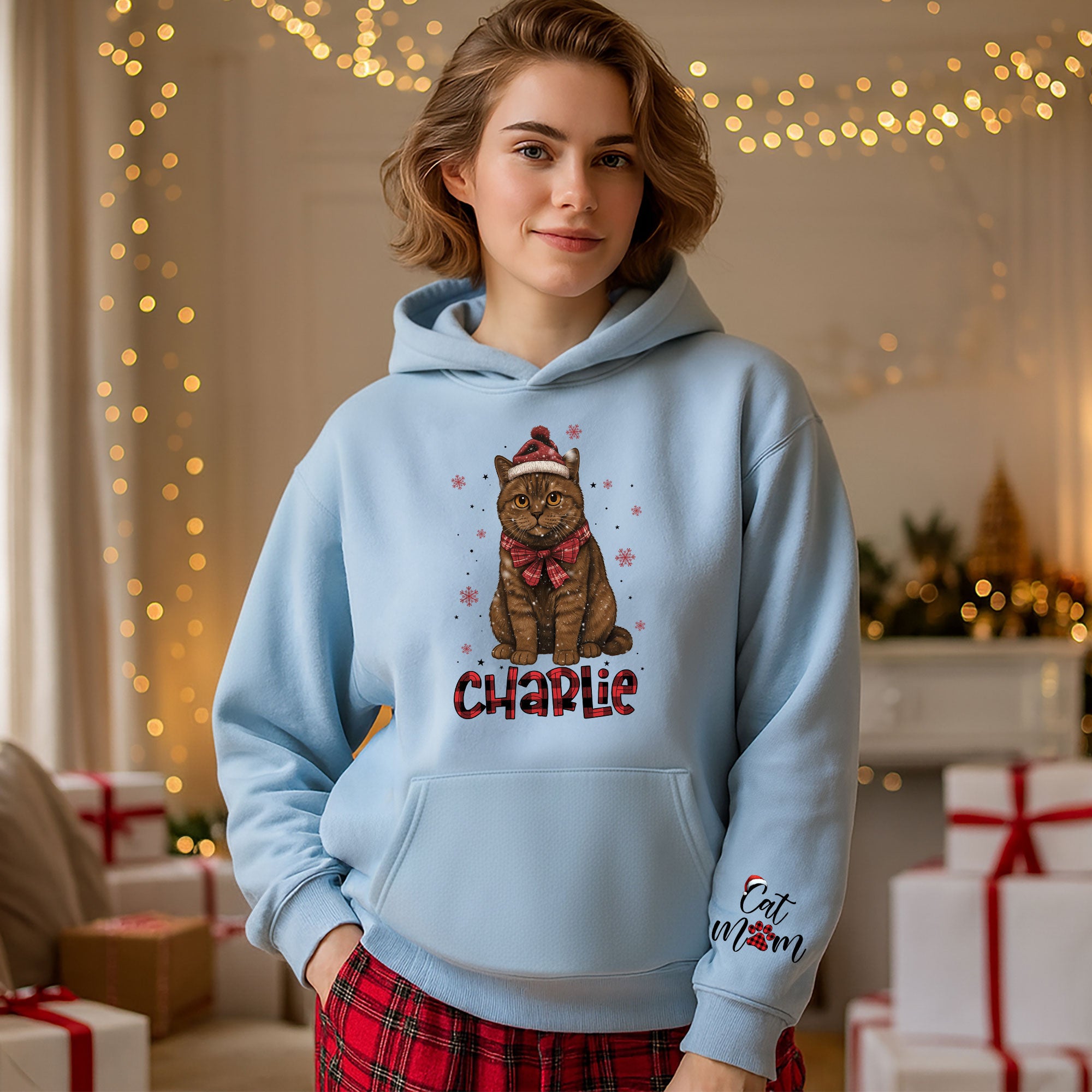 Custom Cat Hoodie – Personalized Photo Hoodie for Pet Lovers