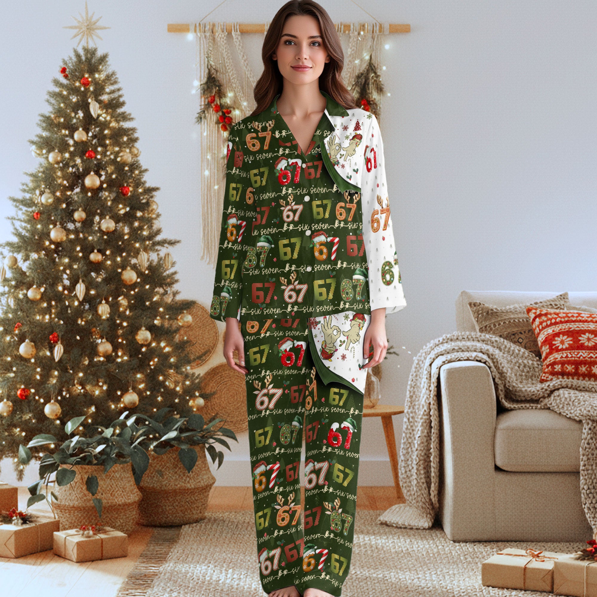 Holiday 67 Pajamas – Cozy Christmas Sleepwear Set for Seasonal Comfort