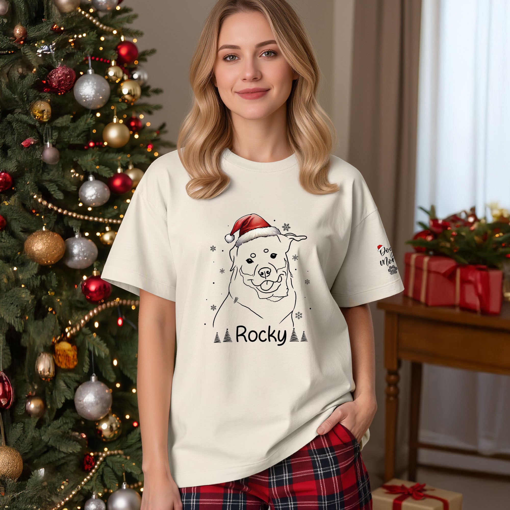 Custom Pet T-Shirt for Dog Moms – Personalized Dog Photo Tee, Perfect Gift for Pet Lovers