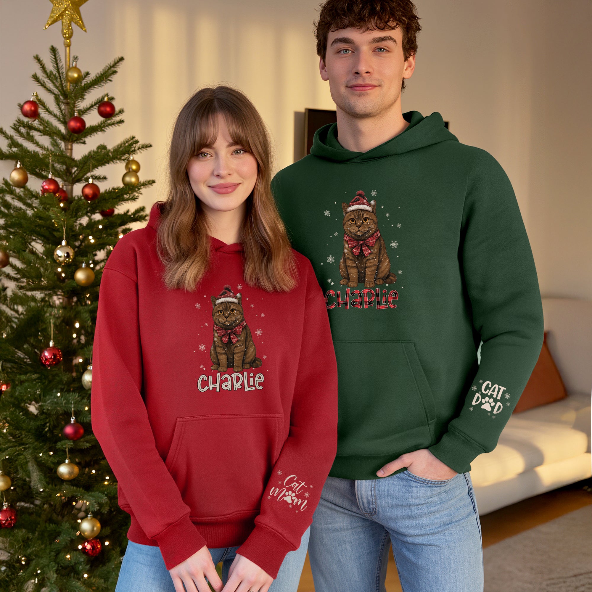 Custom Cat Hoodie – Personalized Photo Hoodie for Pet Lovers