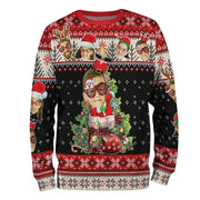 Custom Photo Ugly Christmas Sweater – Personalized Holiday Sweatshirt for Women Gift