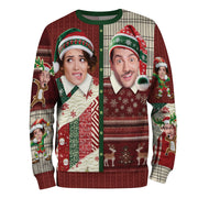 Funny Custom Photo Ugly Christmas Sweater – Personalized Holiday Sweatshirt for Women & Men