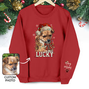 Custom Dog Christmas Sweatshirt – Personalized Pet Gift