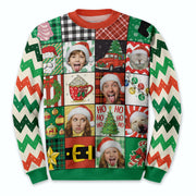Custom Ugly Christmas Sweater – Personalized Photo Holiday Sweater for Family, Pets & Gifts