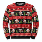 Custom Ugly Christmas Sweater – Personalized Photo Festive Knit for Family, Pets & Holiday Gifts