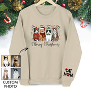 Custom Cat Mom Sweatshirt – Christmas Sweatshirt  for Women