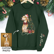 Personalized Dog Mom Sweatshirt, Christmas Sweatshirts For Women, Dog Mom Gift