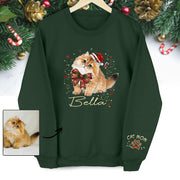Custom Pet Lover Sweatshirt – Handmade Christmas Gift for Women & Cat Moms
