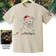 Custom Pet T-Shirt for Dog Moms – Personalized Dog Photo Tee, Perfect Gift for Pet Lovers