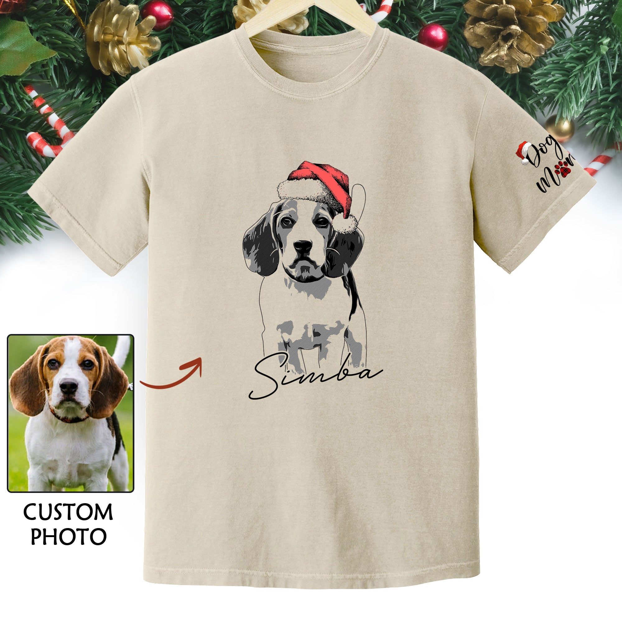 Custom Pet T-Shirt – Personalized Dog & Cat Photo Tee for Animal Lovers