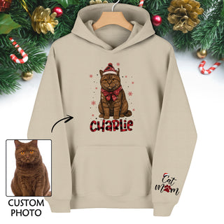 Custom Cat Hoodie – Personalized Photo Hoodie for Pet Lovers