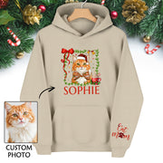 Personalized Cat Hoodie – Custom Pet Photo Hoodie Gift for Cat Moms & Pet Lovers