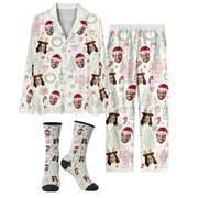 Custom Photo Matching Pajamas – Personalized Christmas PJs, Funny Sleepwear for Lovers
