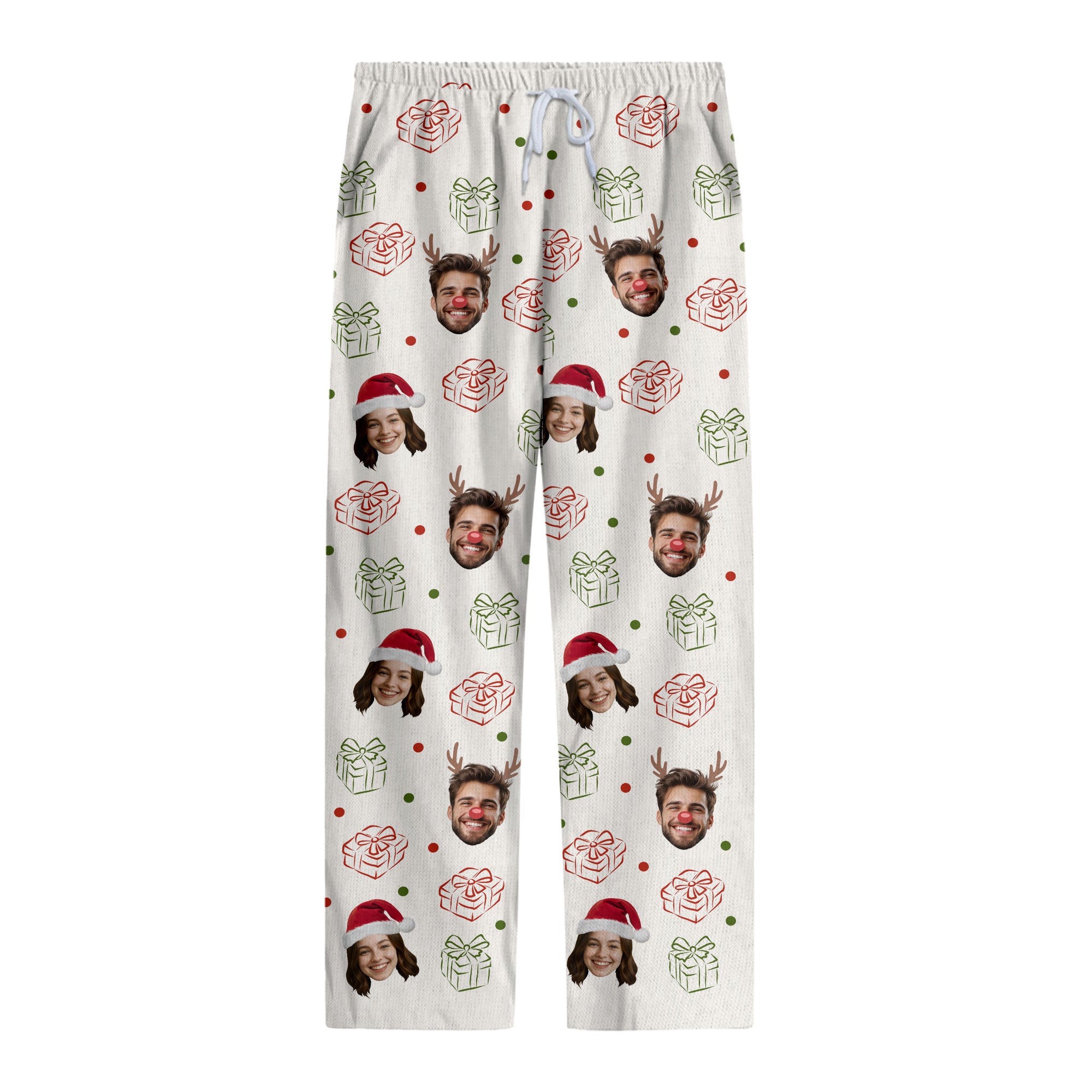 Custom Christmas Pajamas – Personalized Photo PJs, Funny Matching Set for Lovers Holiday