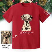Custom Dog Mom Shirt – Personalized Pet Lover T-Shirt, Unique Christmas Gift for Pet Lovers