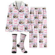 Custom Face Pajamas With Pets – Personalized Christmas PJs for Dog Owners, Funny Holiday Gift