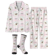 Personalized Pet Pajamas Set – Custom Dog Face Christmas PJs for Pet Lovers, Funny Holiday Sleepwear