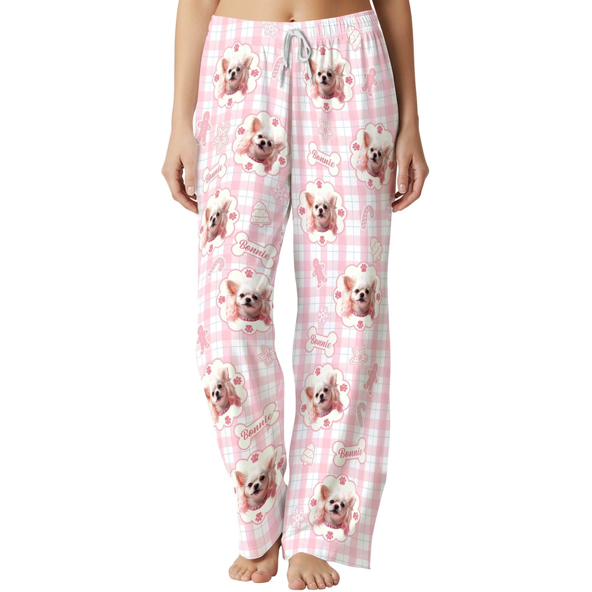 Pet Face Personalized Pajamas – Custom Christmas PJs for Women, Dog Lover Gift, Cute Holiday Sleepwear