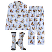 Personalized Pet Pajama Set – Custom Dog Face Sleepwear