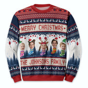 Personalized Christmas Sweater – Custom Family Xmas Outfit for Men & Women, Cute Gift