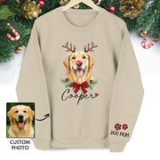 Custom Pet Face Dog Mom Sweatshirt – Personalized With Your Pup’s Photo