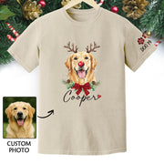Dog Mom Christmas T-Shirt – Cute Personalized Holiday Tee for Pet Lovers
