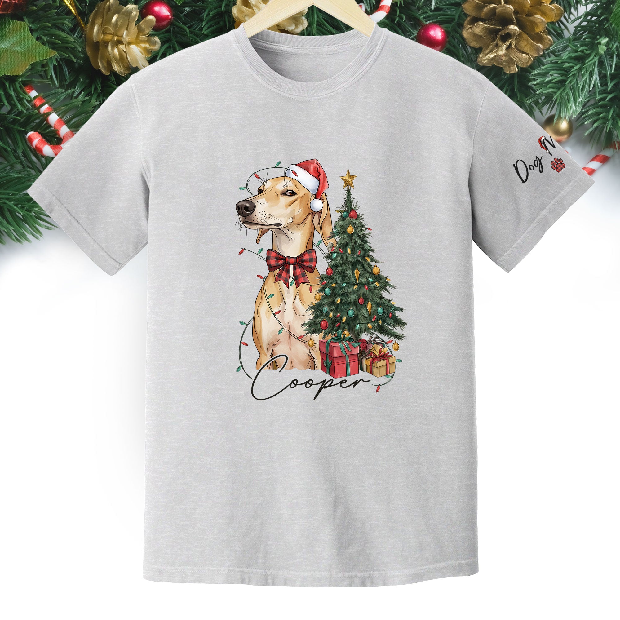 Custom Pet Photo Shirt – Personalized Dog Christmas Shirt, Perfect Gift for Pet Lovers