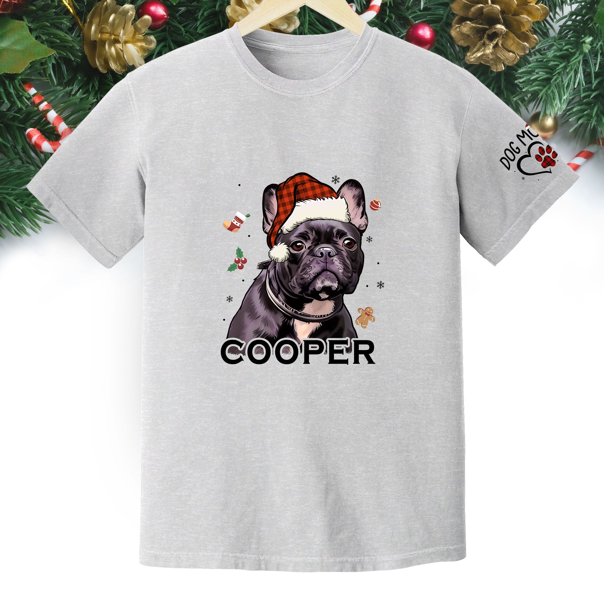 Custom Dog T-Shirt – Personalized Pet Photo Tee for Dog Moms & Pet Lovers