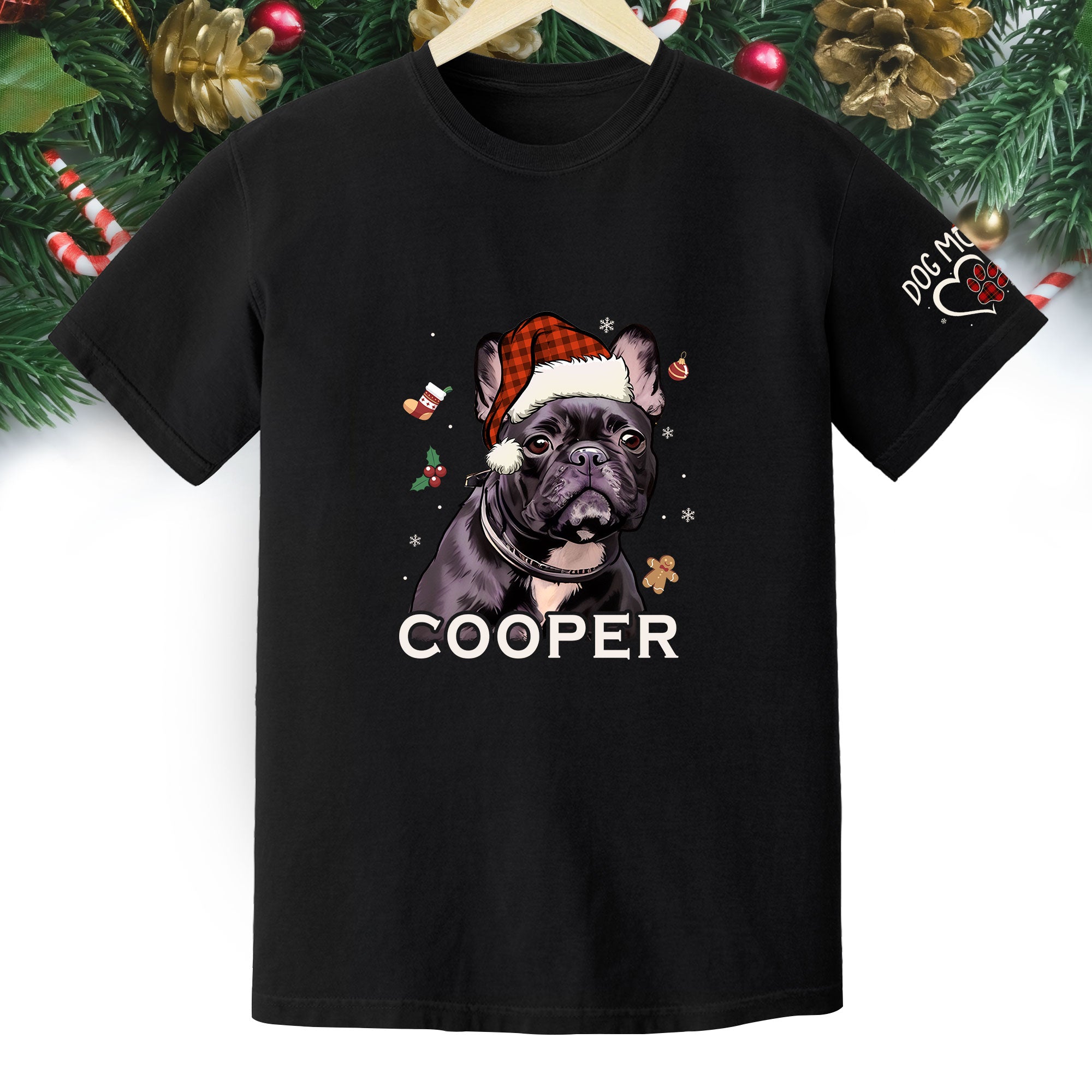 Custom Dog T-Shirt – Personalized Pet Photo Tee for Dog Moms & Pet Lovers