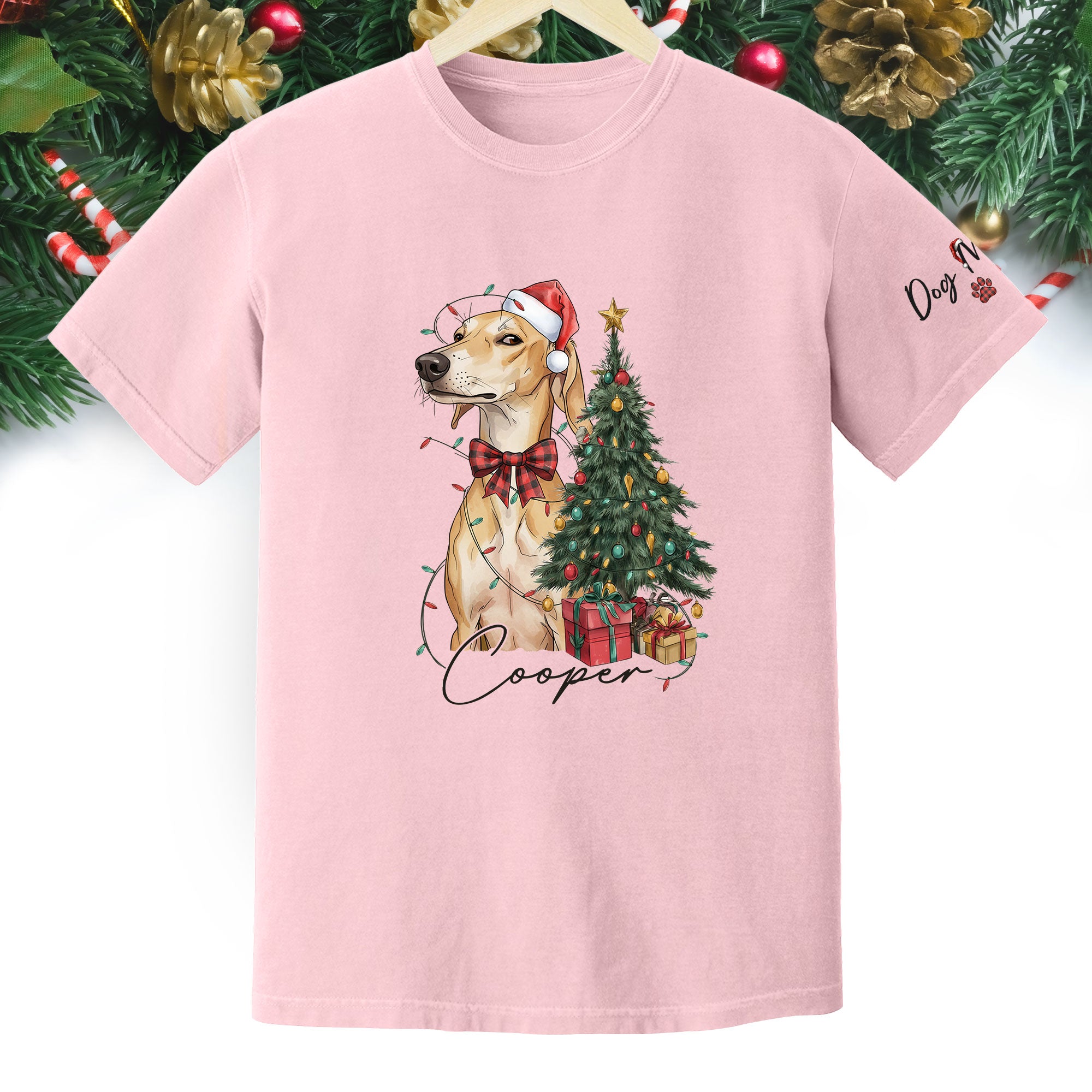 Custom Pet Photo Shirt – Personalized Dog Christmas Shirt, Perfect Gift for Pet Lovers