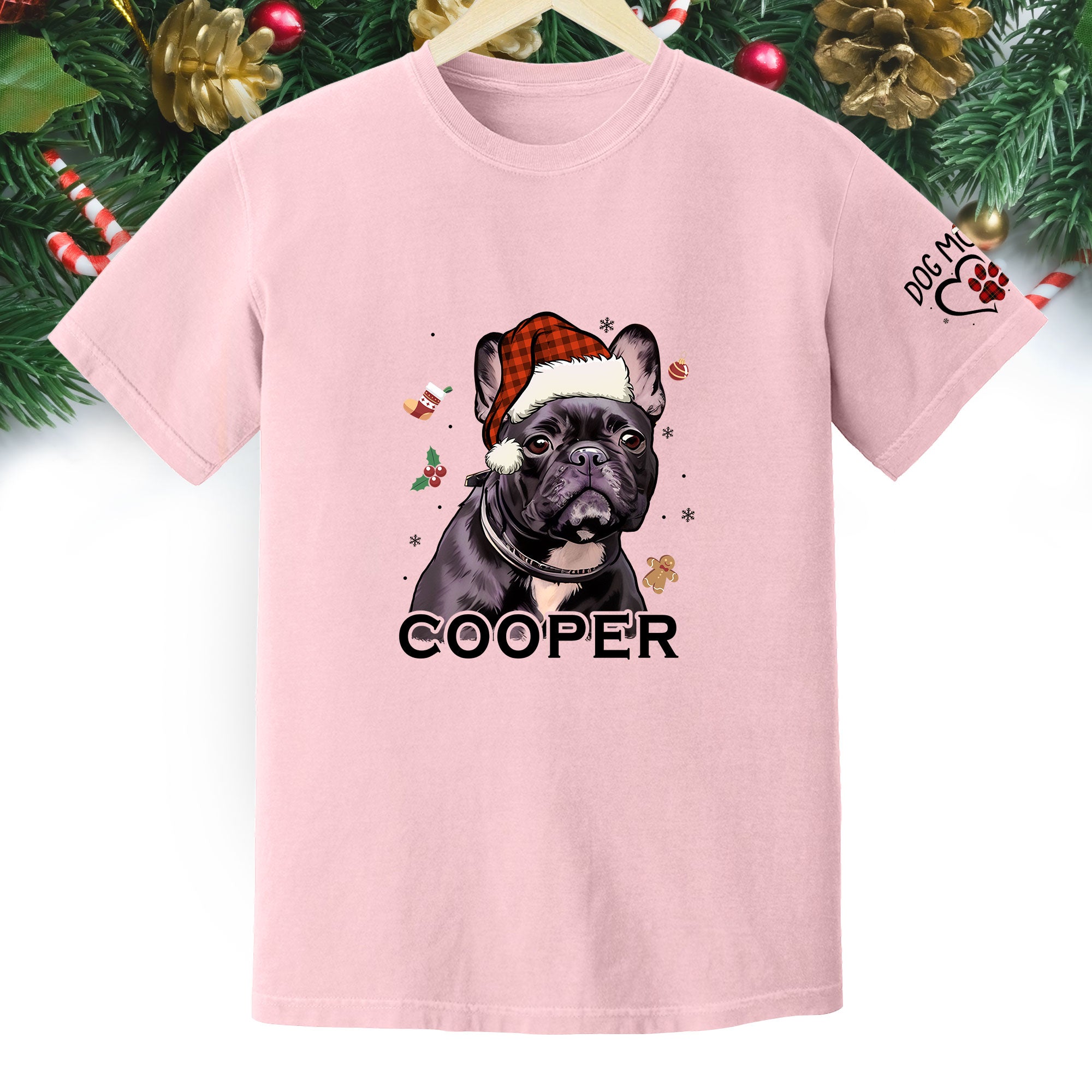 Custom Dog T-Shirt – Personalized Pet Photo Tee for Dog Moms & Pet Lovers