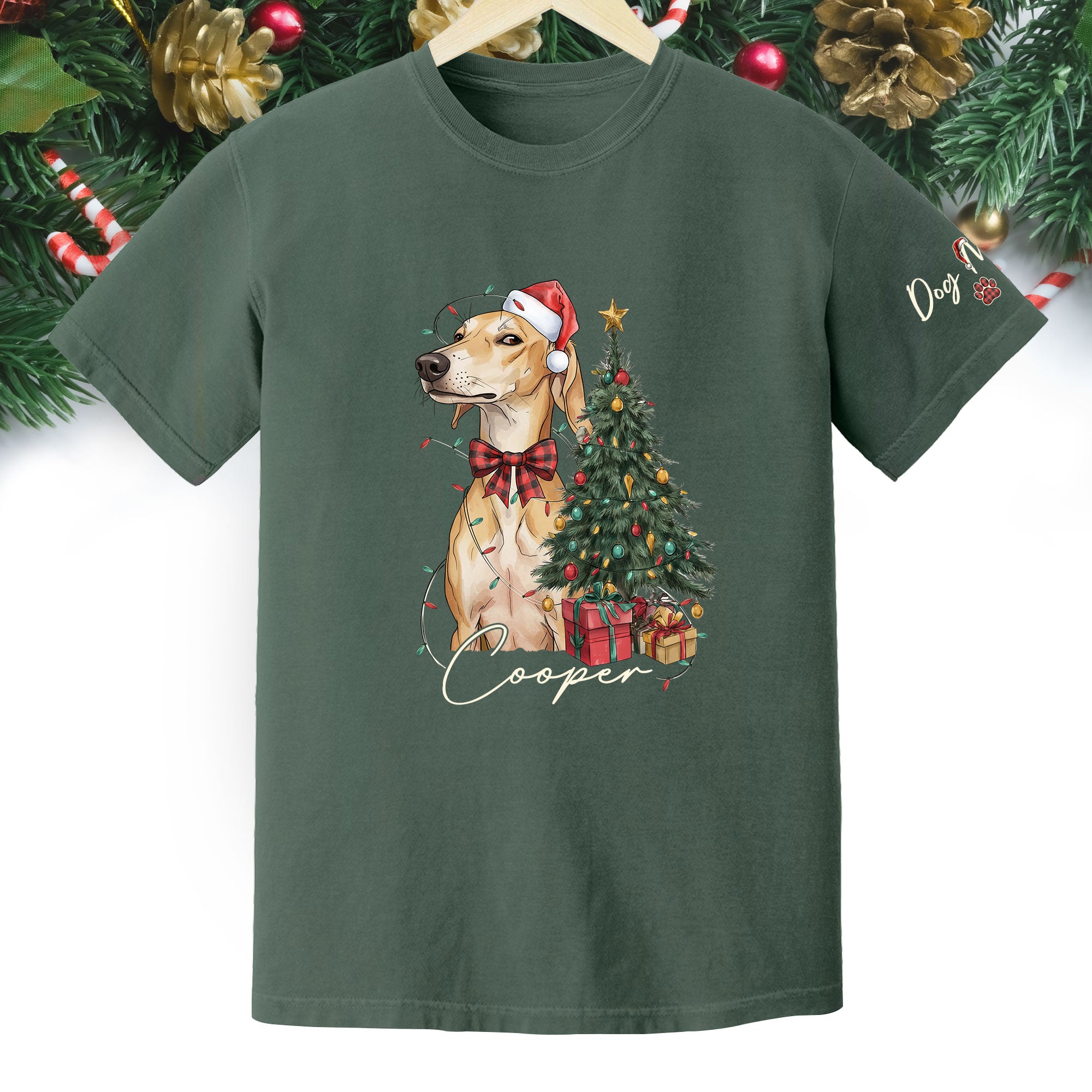 Custom Pet Photo Shirt – Personalized Dog Christmas Shirt, Perfect Gift for Pet Lovers