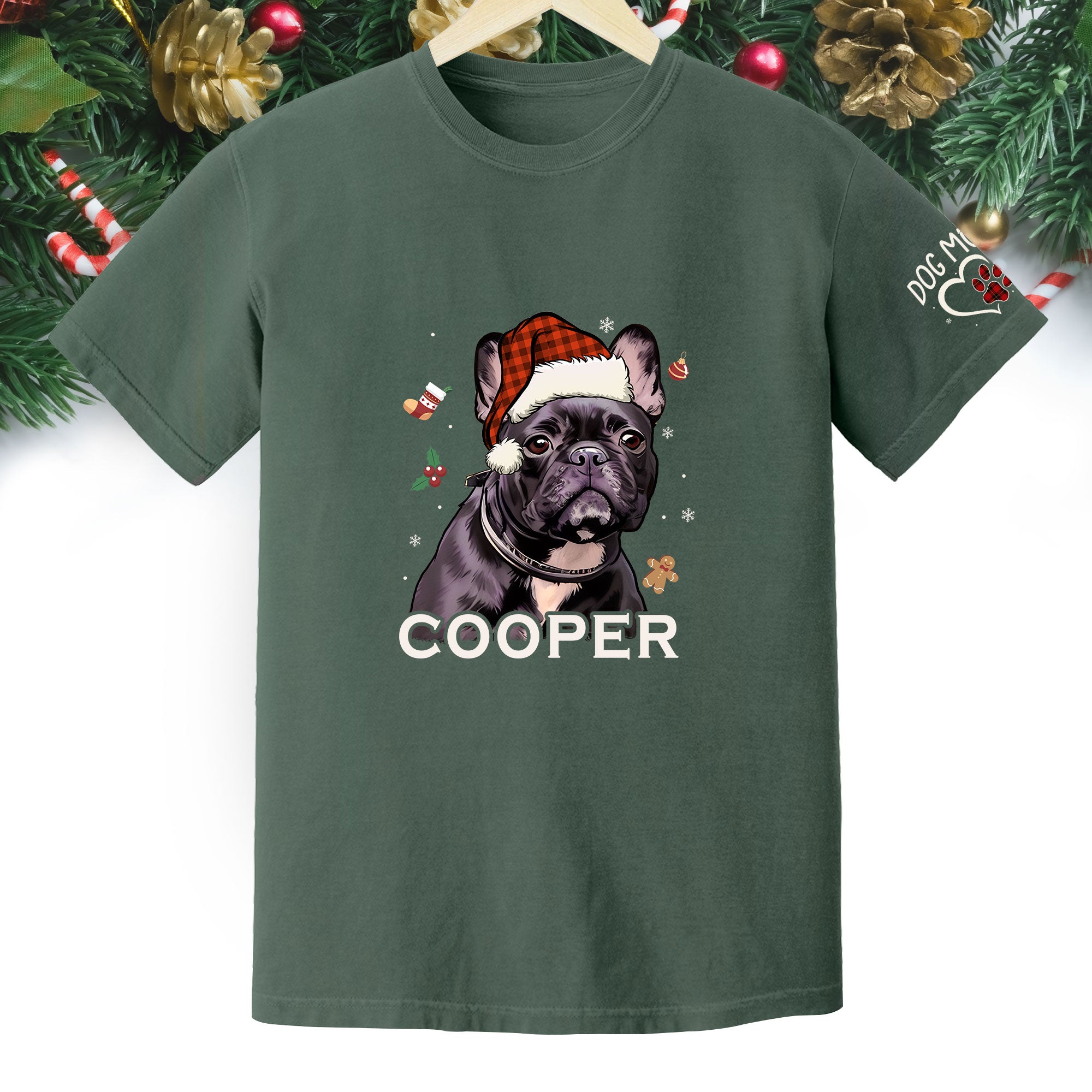 Custom Dog T-Shirt – Personalized Pet Photo Tee for Dog Moms & Pet Lovers