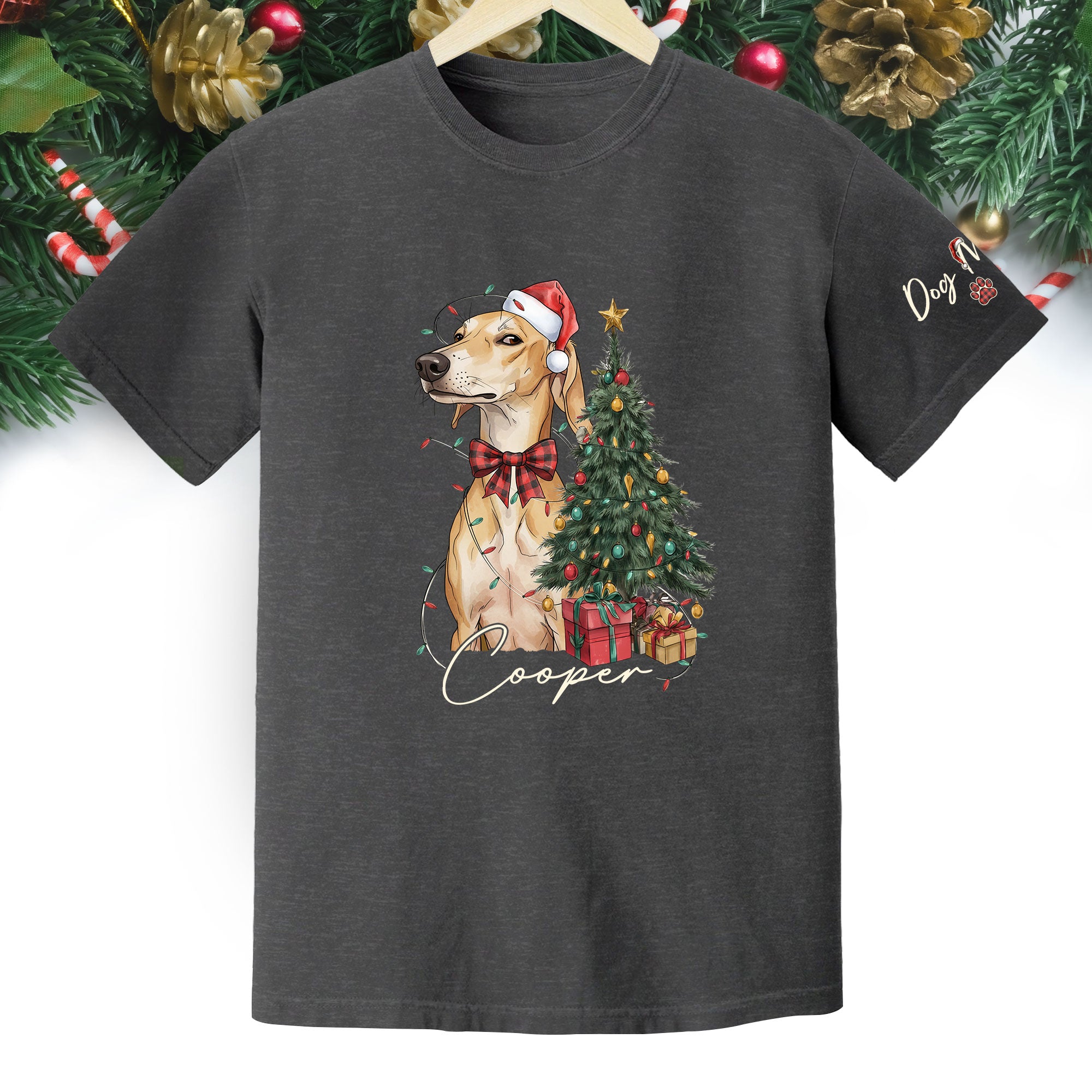 Custom Pet Photo Shirt – Personalized Dog Christmas Shirt, Perfect Gift for Pet Lovers