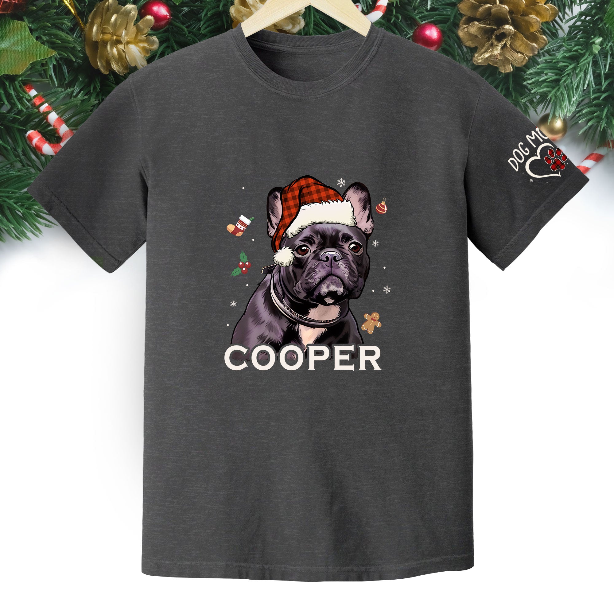 Custom Dog T-Shirt – Personalized Pet Photo Tee for Dog Moms & Pet Lovers
