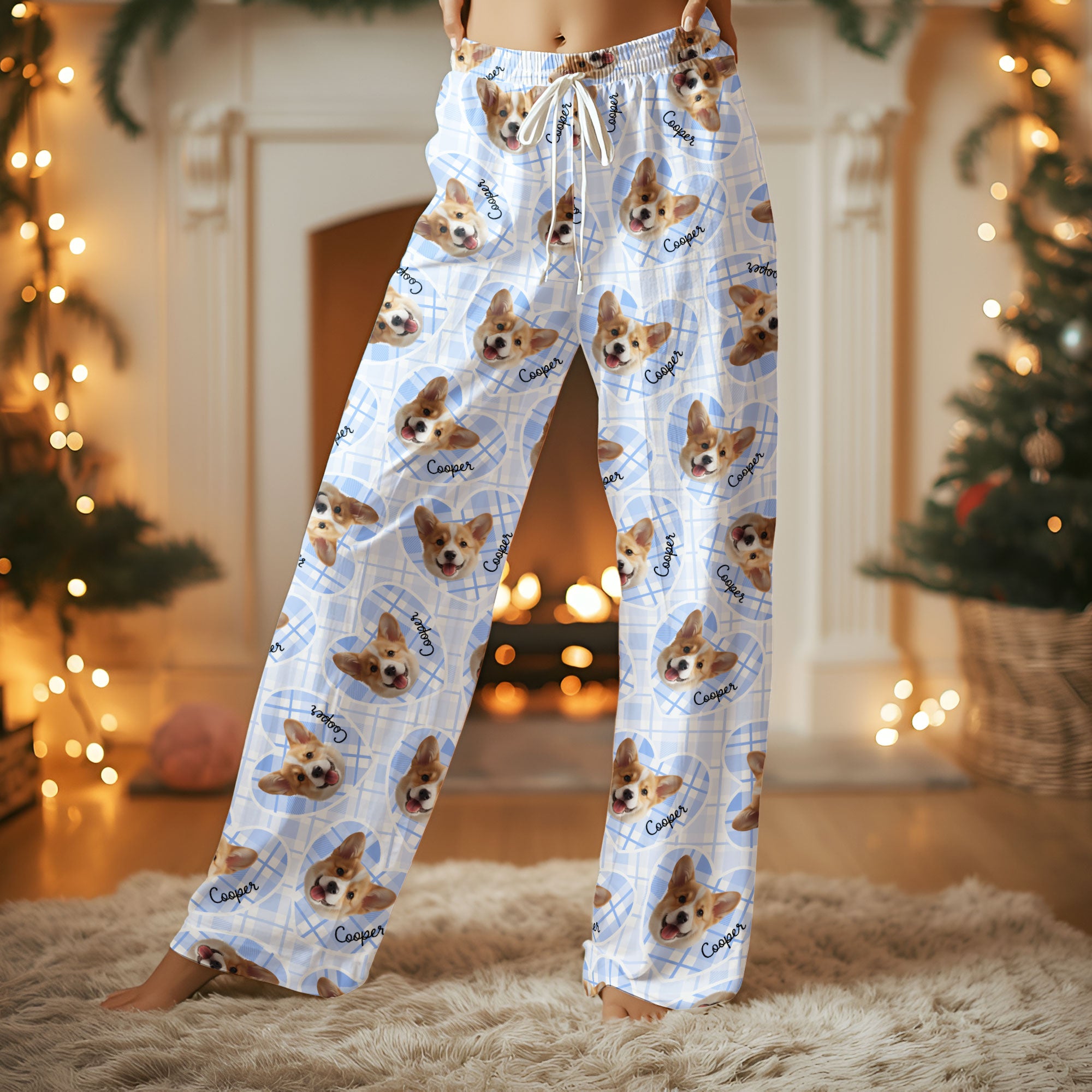 Personalized Pet Pajama Set – Custom Dog Face Sleepwear