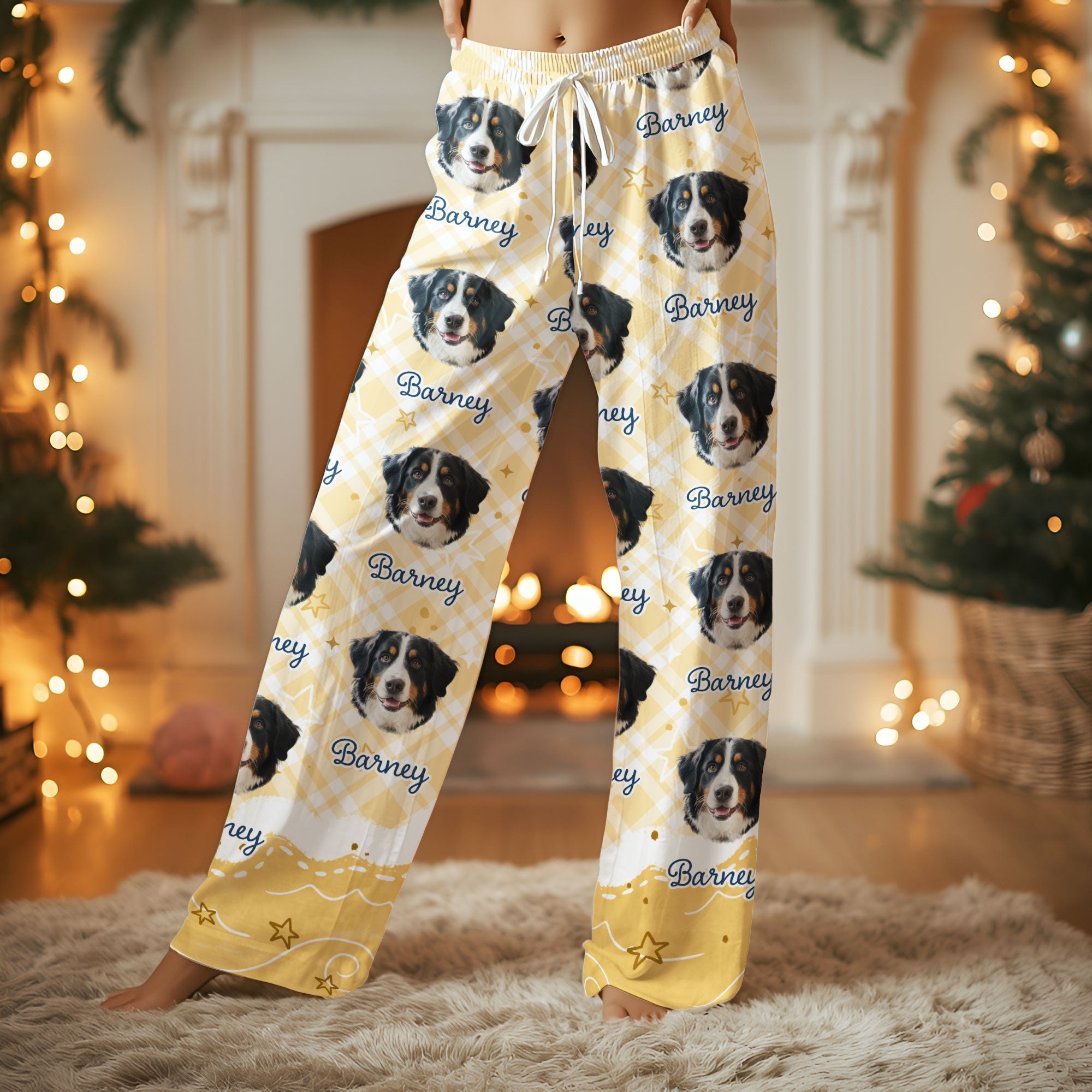 Matching Pet Pajamas – Custom Dog Face Lounge Outfit