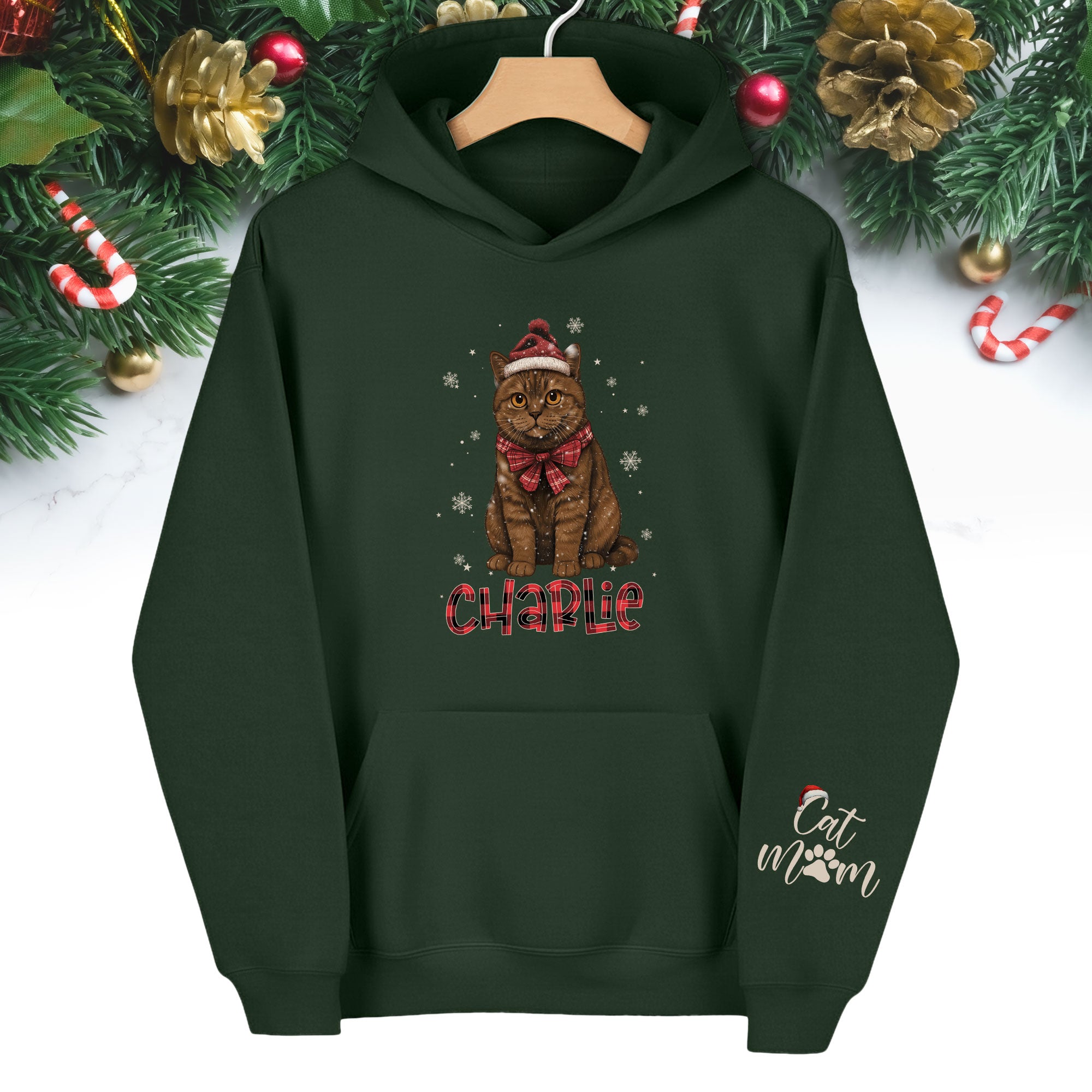 Custom Cat Hoodie – Personalized Photo Hoodie for Pet Lovers