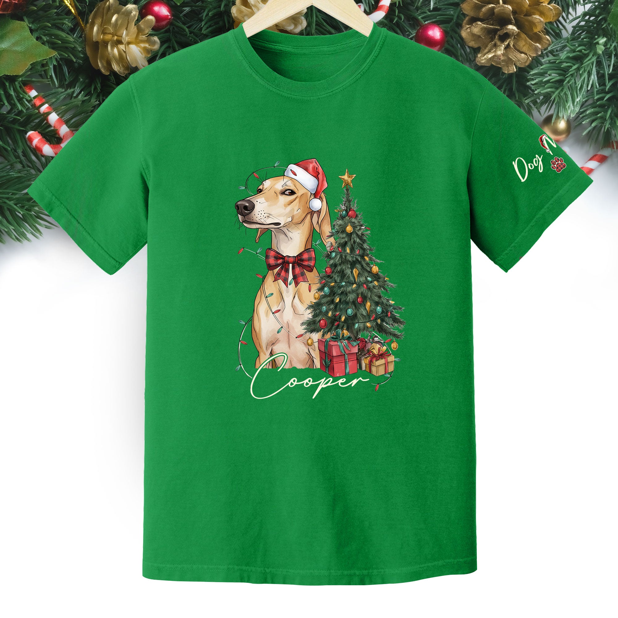 Custom Pet Photo Shirt – Personalized Dog Christmas Shirt, Perfect Gift for Pet Lovers