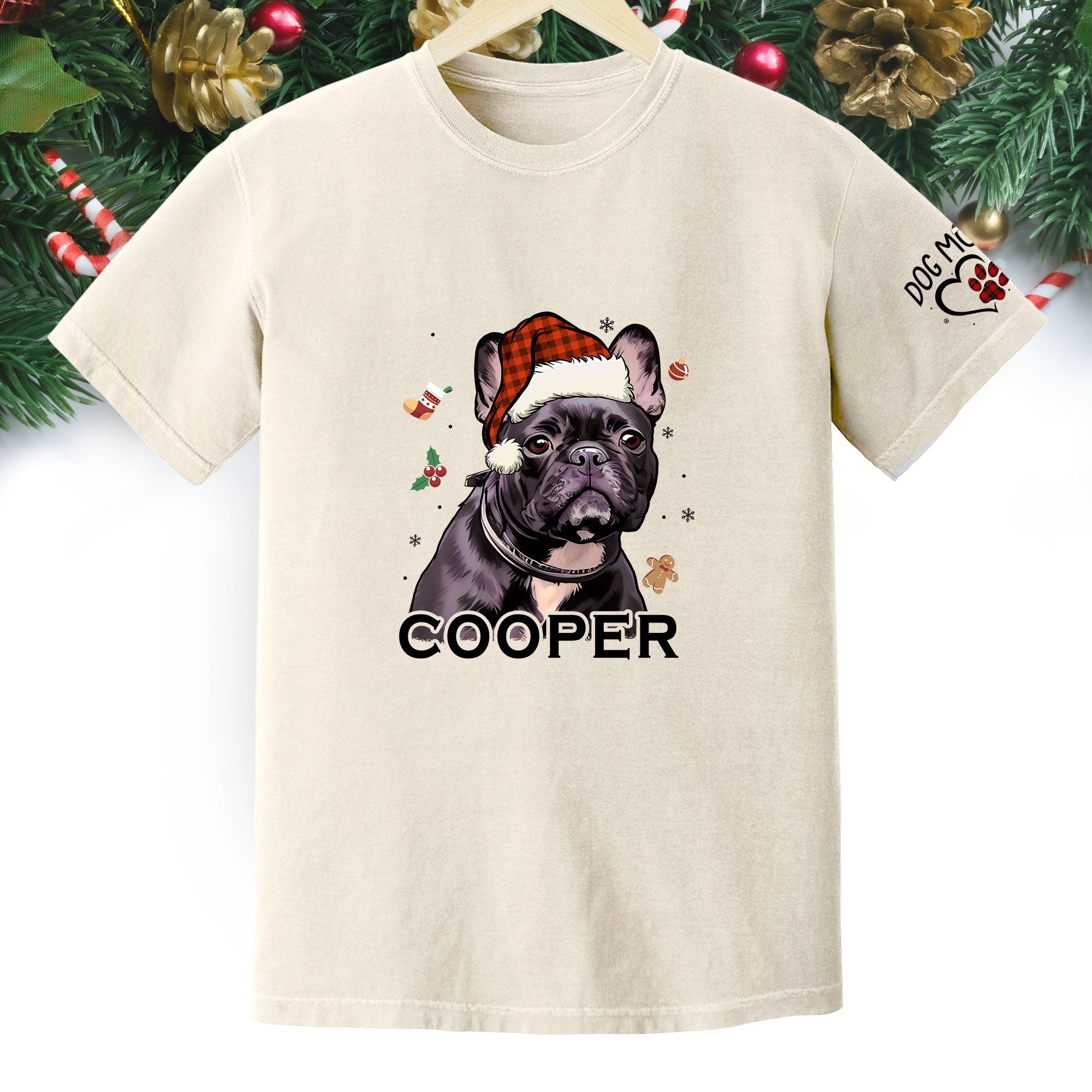 Custom Dog T-Shirt – Personalized Pet Photo Tee for Dog Moms & Pet Lovers