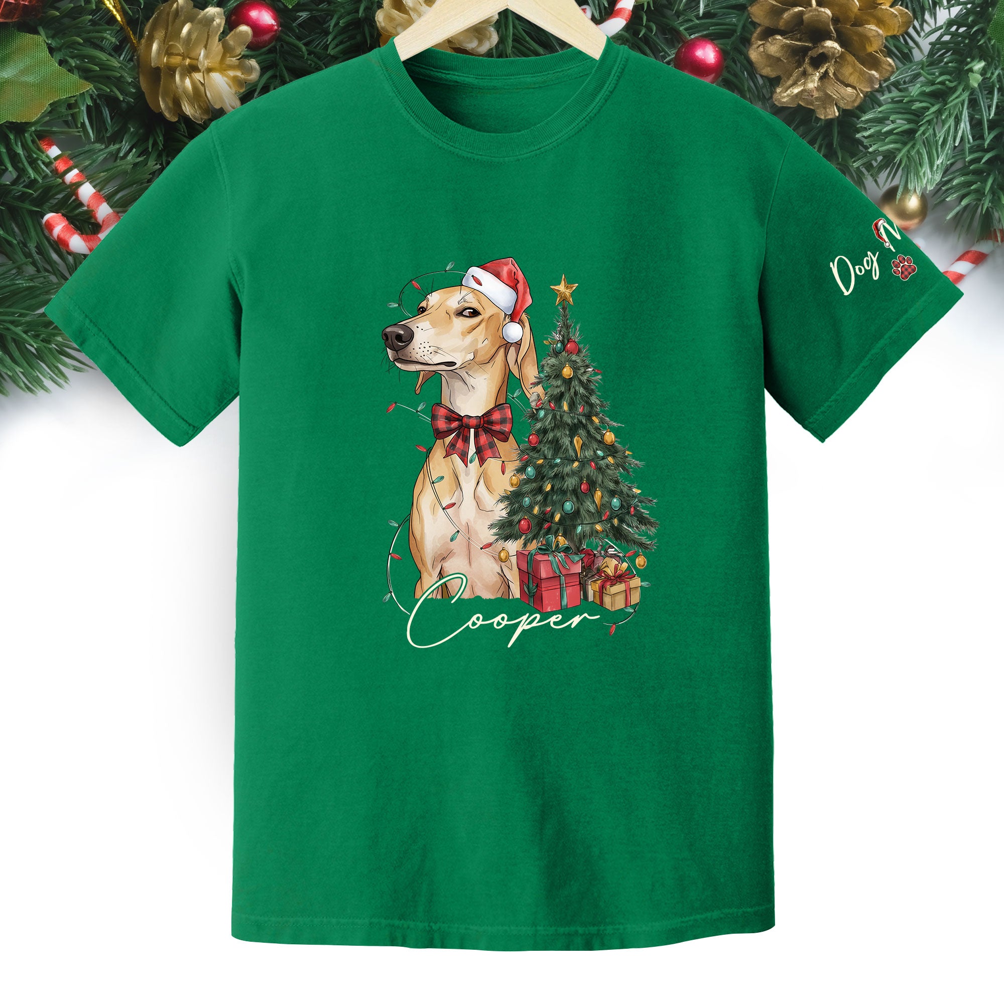 Custom Pet Photo Shirt – Personalized Dog Christmas Shirt, Perfect Gift for Pet Lovers